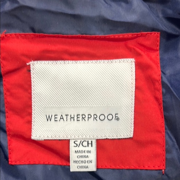 Weatherproof Navy Blue Stylish Hooded Women's Jacket - Picture 2 of 2